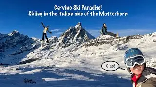 Skiing red run no. 6 in Cervino Ski Paradise, the Italian side of the Matterhorn! #GoProHERO11
