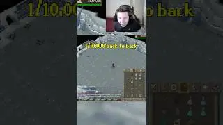 1/10,000 luck... but I was muted #gaming #osrs #osrsshorts