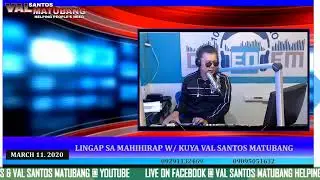 CAFEMIN & LINGAP SA MAHIHIRAP 03-11-2020