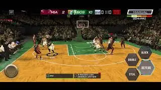 Celtics vs heat Jayson Tatum gameplay in nba2k mobile 
