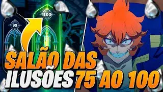 3600 GEMAS GRÁTIS! SALÃO DA ILUSÕES 75 AO 100 NO BLACK CLOVER MOBILE!