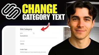 How To Change Top Category Text In Squarespace (Tutorial 2026)