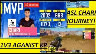ASL CHARI 1V3 AND BEST KILLS|ASL CHARI LIFE JOURNEY|PMGC SW3 D1