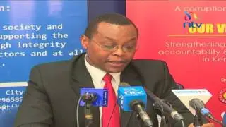 Kenya ranked position 145 out of 176 countries in global corruption index