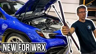 CARBON FIBER HOOD STRUTS | SUBARU | 2015-2023 |WRX | BLACK | RED | BLUE