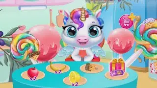 My Baby Unicorn 2 🦄 - Mi bebe Unicornio 2 🌈- New Virtual Pony Pet Gameplay #6 GameDroid