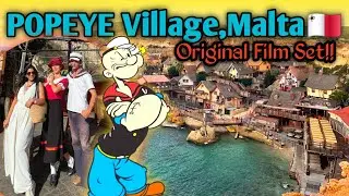 ১৯৮০ সালের Film Set || Popeye Village,malta🇲🇹 Travel Vlog @SMfamilyvlogs3 