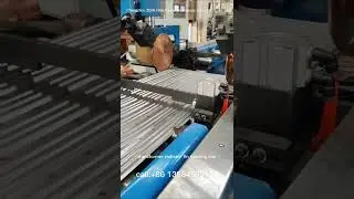 transformer radiator fin forming line