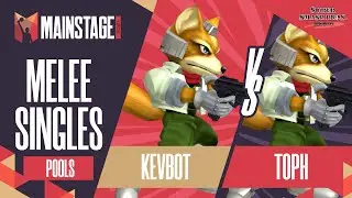 Kevbot vs Toph - Melee Singles: Pools R2 - Mainstage 2021 | Fox vs Fox