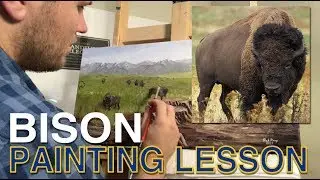 How to Paint Bison ( aka Buffalo )