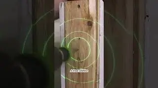 Your drill needs THIS!  Simply align the laser circles as you drill = perfectly straight holes