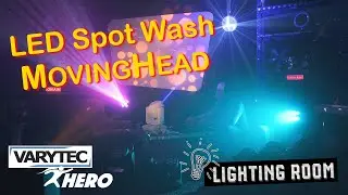 Светодиодная точечная мойка 2-в-1 - VARYTEC Hero Spot Wash 140 - Корпус доступен в черном и белом...