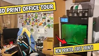 Upgrading the Print Farm: Office Tour & New H2D
