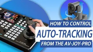 How to control auto tracking from the av-joy-pro