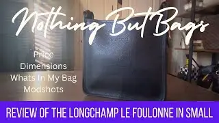 Review of the Longchamp Le Foulonne in Small #bagreview #longchamp