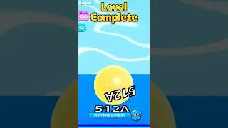 Ball Run 2048 | 512A Yellow Ball Meets Rare 512A Blue Tile! 🔥😳 #shorts