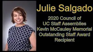 Julie Salgado -  2020 CUCSA-UCR Staff Assembly Outstanding Staff Award Vide