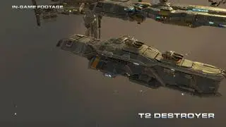 The New Hiigaran Destroyers for Homeworld Mobile -- Trailer and In-Game Footage