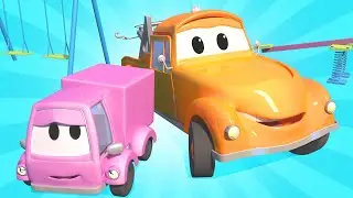 Tom the Tow Truck - Suzy the little pink car 3  - Car City ! Cars and Trucks Cartoon for kids