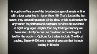 Anyoption Review -- My Review of Anyoption binary trading