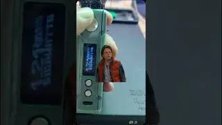 #drag2 #voopoo cambio d display y lo encontramos con una hermosa configuraci&oacute;n #batman #backtofuture