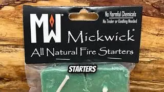 Mickwick All Natural Fire Starters: Fully Stocked & Ready to Burn!