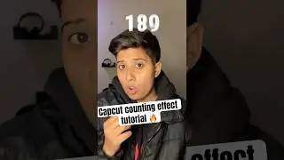 Capcut counting effect tutorial🔥 #shorts #capcut #capcuttutorial #capcutedit #counting