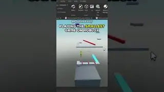 Playing the SMALLEST roblox game #roblox #robloxstudio #robloxgamedev #robloxstudiodevlog #robloxdev