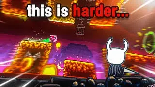 Парень из Hollow Knight впервые играет в Geometry Dash...