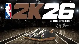 NBA 2K26 Shoe Creator - How to make Maison Margiela Paint Splatter GAT 'Black'