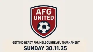 AFG United AFL training 30.11.25