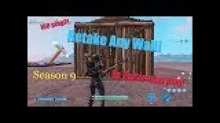 NEW trick!! Season 9 replace wall through stair!!