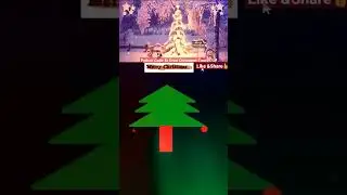 Python Code To Draw Christmas Tree #shorts #christmas #python3