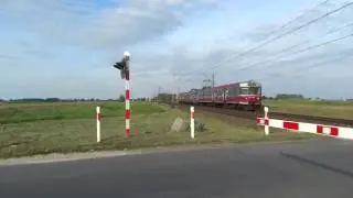 Przejazd Kolejowy Pyszczyn- EU07, M62 i nie tylko (Rp1)