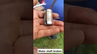 Motor shaft broken ,Borwell Motor shaf broken #v6motor #motor #borwell #motorshaft #trndingshorts