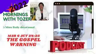 THE GOSPEL WARNING MAR 6 Devotion Act 24:25  ##mybloomingtv