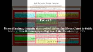 Calendars in the Forgotten Realms Top # 16 Facts