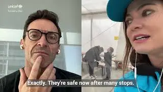 Hugh Jackman, despre centrul Blue Dot pentru refugiații ucraineni, sosiți în România