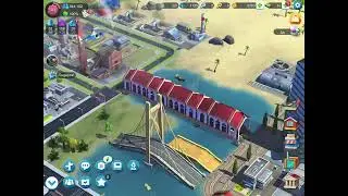SimCity Buildit | Bug of the game, moose walks on the lake and the city | #simcity