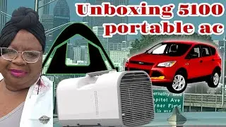 Cooled 5100 btu portable air conditioner unboxing #keepingcool #summerair #portableac #summercamping