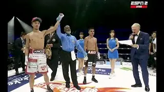 JUNTO NAKATANI dominates ARGI CORTES to retain his WBO super-flyweight title.