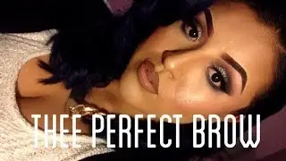 Tutorial on Thee Perfect Brow using Mac Products