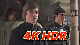 Luke Skywalker Meets And Team-Up With Del Meeko Scene | Star Wars: Battlefront 2