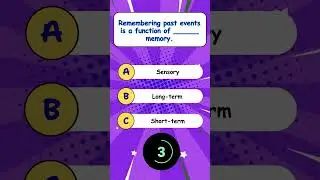 Memory Vault 🧠| Psychology, GK and Science Quiz | Quizzing Time | #quizzingtime #quiz