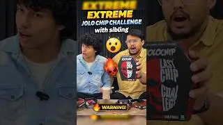 World&rsquo;s Spiciest Jolo Chip Challenge 😱🔥 | Almost Fainted! #shorts #viral #jolochipchallange #funny