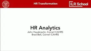 HR Analytics webcast