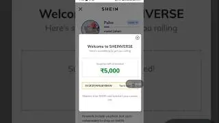 Shein ₹10000 Free Shopping Back | Shein Free Shopping Today | Shienvers free shopping offer