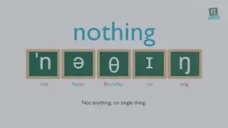 How to pronounce nothing ?