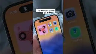 Fidget spinner on iOS 17 with Pixel Pals #ios17 #fidget #fidgettoys #widget #pixelpals