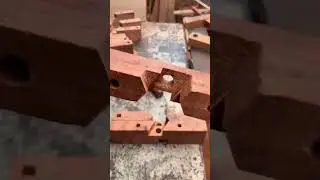 This is the very, very complicated process of making wood #xcavator #machine #constructionchannel